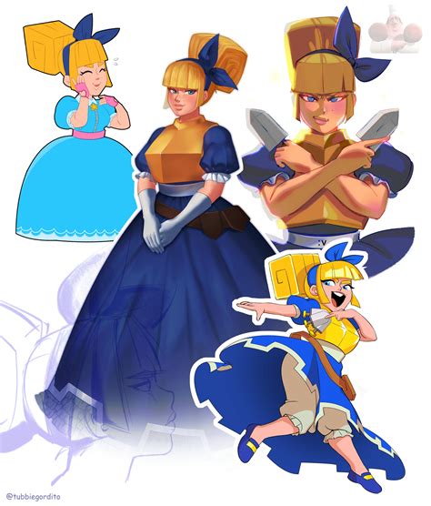dagger duchess (clash royale) drawn by tubbiegordito | Danbooru