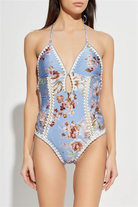 Zimmermann One-piece swimsuit with floral motif | Women's | Vitkac