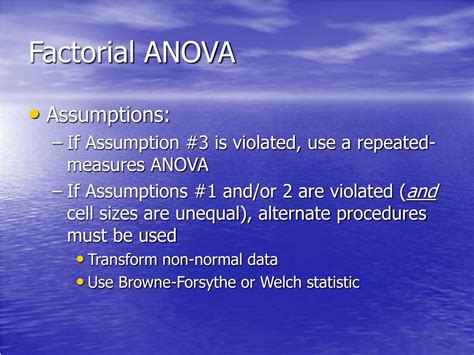 PPT - Factorial ANOVA PowerPoint Presentation, free download - ID:348209