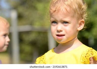 Baby Girl With Blue Eyes And Blonde Hair
