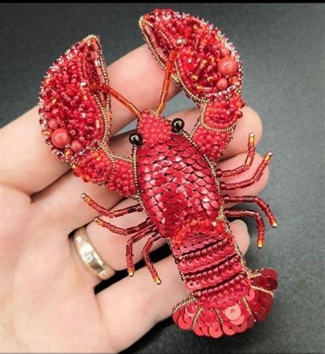 Pin on Броши Раки | Bead embroidery jewelry, Embroidery jewelry, Bead ...