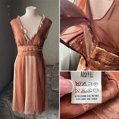 Винтаж: Haute Couture. Alberta Ferretti. Платье из шёлка-вуали ...