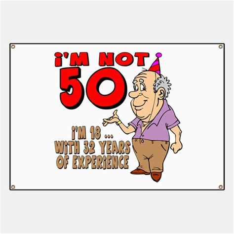 Funny Happy Birthday Banners Funny 50th Birthday Funny 50th Birthday ...