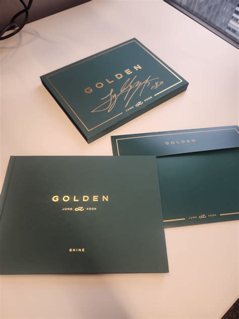 Charitybuzz: Jung Kook Signed Golden Album