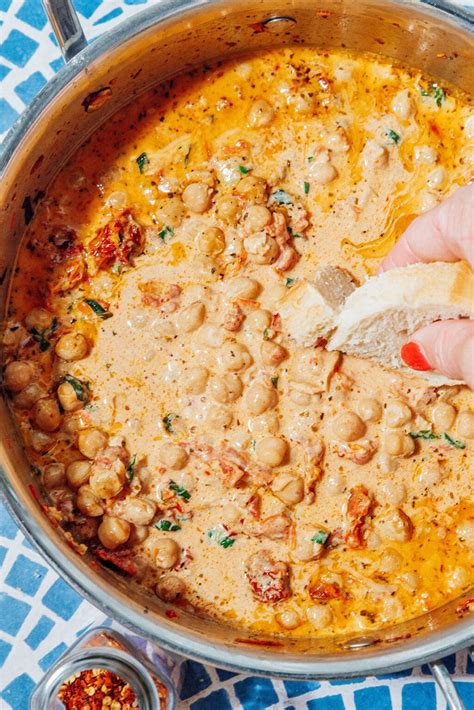 Marry Me Chickpeas (With Creamy Tuscan Sauce) | Live Eat Learn 