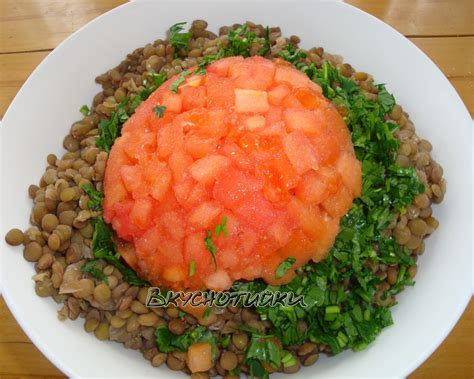 Вкуснотийки: Салата от леща и магданоз