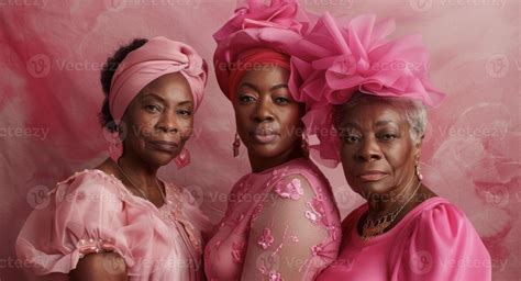 In this striking image three generations of black women are depicted in