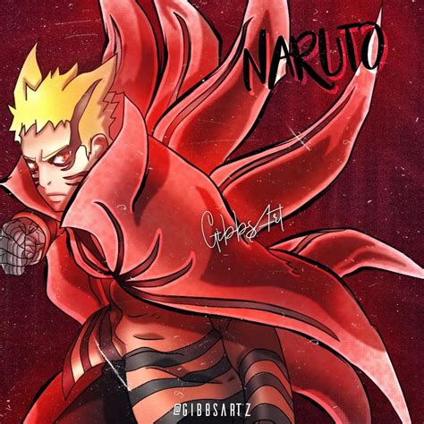 Naruto Baryon Mode Fanart | Naruto fan art, Naruto art, Anime fanart