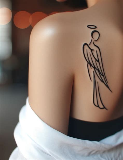 39 Heavenly Angel Tattoo Inspiration: Wings of Ink