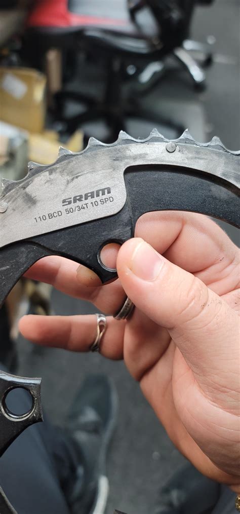 'What do you mean my chainring is worn? I've been using it for years