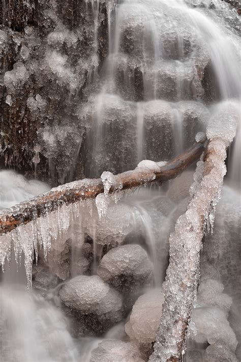 Free photo: Frozen Avalon Falls - HDR - Sepia, Rocks, Rocky - Free