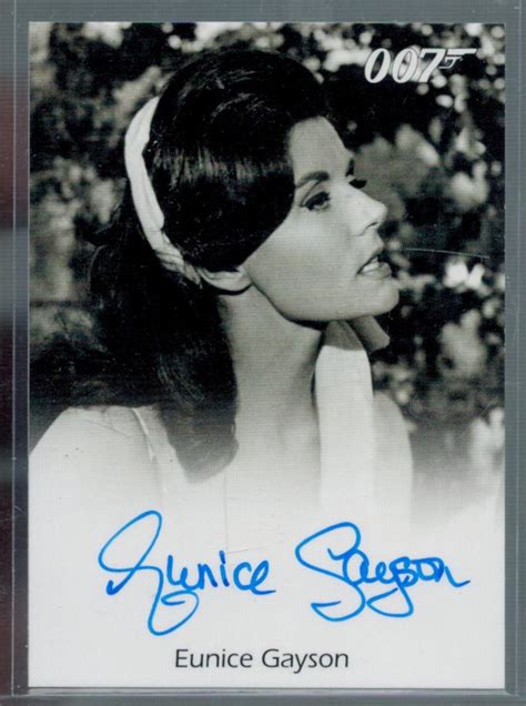 At Auction: James Bond. Eunice Gayson (Sylvia Trench in From Russia