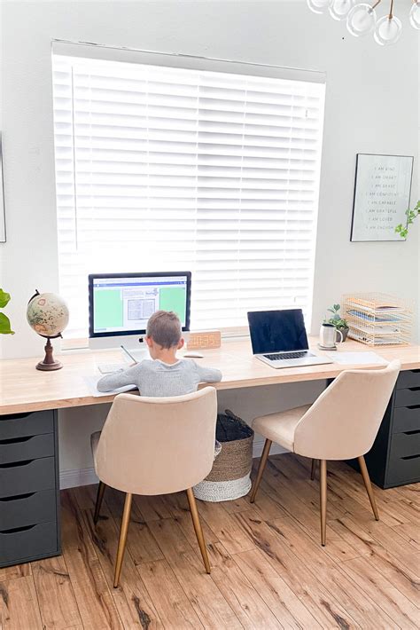 Two-Person Home Office Layout | Poor Little It Girl