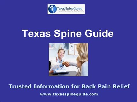 Texas spine guide spine surgery san antonio tx