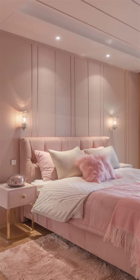 70 Modern Pink Bedroom Design and Decor Ideas for Home Owners