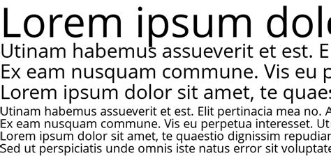 Open Sans Regular : Download For Free, View Sample Text, Rating And ...
