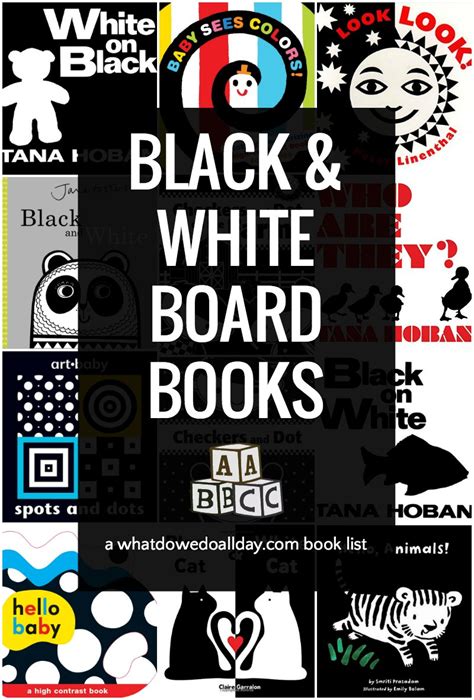 Essential Black and White Board Books for Babies