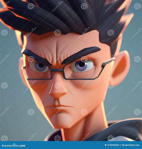 The Determined Student, With A Look Of Intense Focus And Ambition In