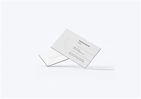 Minimalist business cards by Przemek Bizoń