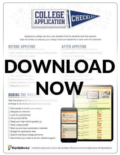 College Application Checklist