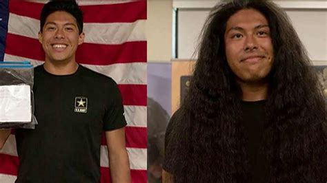 New US Army soldier gets first haircut in 15 years to join military ...