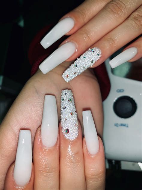 Milky White Gel Nail Designs at Nate Frederick blog