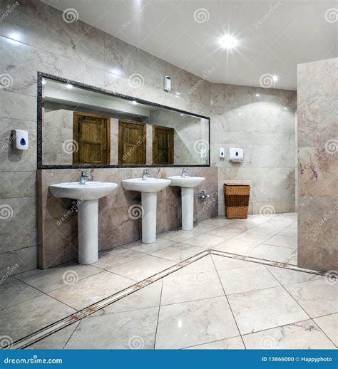 Public restroom interior stock photo. Image of relaxation - 13866000