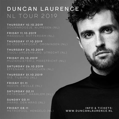 duncan laurence zo ging het verder concertverslag  eurostorynl