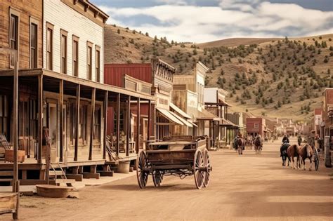 Premium AI Image | Old West Towns professional photography AI Generated