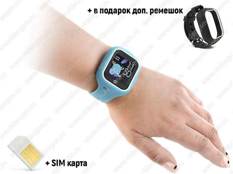 Детские умные часы "TrakFon - SMART-Blue-4G" с сим картой 4G и с ...