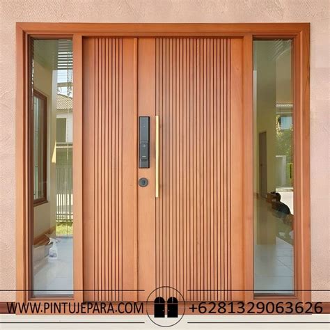 desain terbaru model pintu minimalis  kayu  pintu simpel