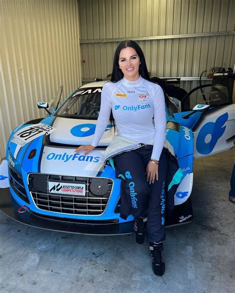 Racing driver who became adult star Renee Gracie asks fans if they'll