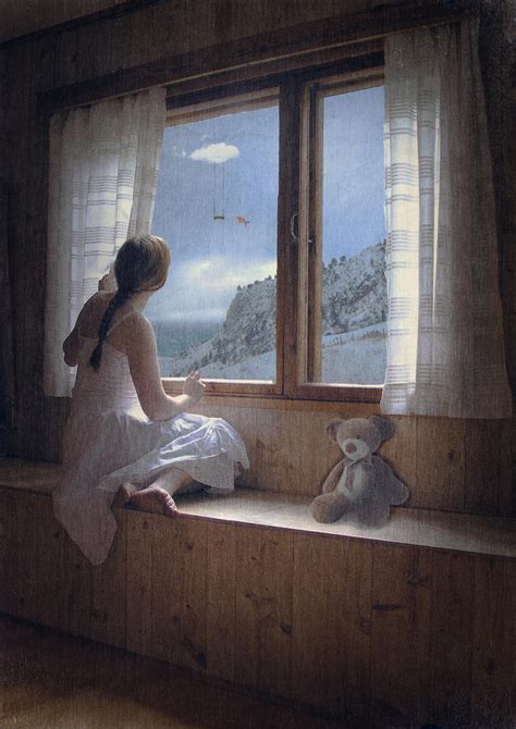 Girl Looking out of Window by Elle124 on DeviantArt