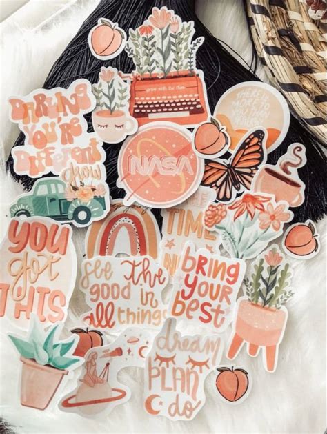 Aesthetic laptop stickers | Cute laptop stickers, Sticker design ...