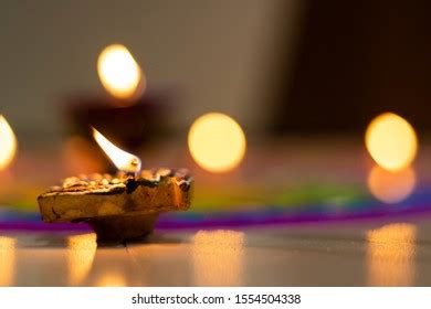 Diwali Decoration Lamp Rangoli Stock Photo 1554504338 | Shutterstock