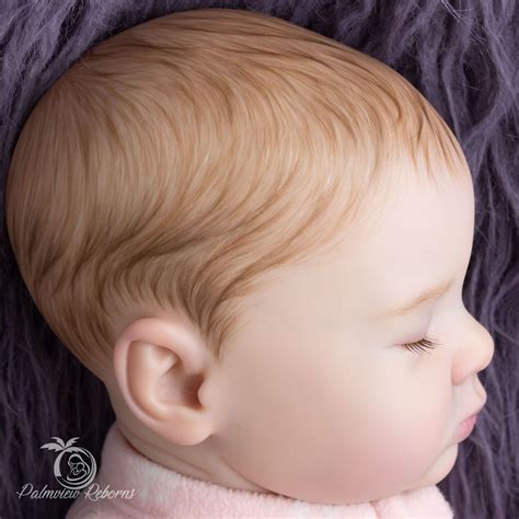 Reborn painted hair - Gemma right side | Hair painting, Baby doll hair