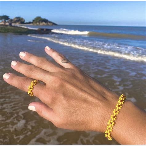 Pulseira De Girassol Significado - Pulseira de Flor Girassol de Miçanga | Shopee Brasil