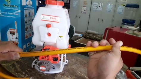 ROLYSPRAY KNAPSACK POWER SPRAYER 4 STROKE R-809 - YouTube