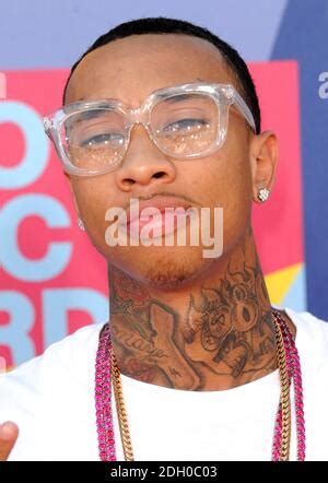 Tyga arrives at the MTV Video Music Awards at the Microsoft Theater on ...