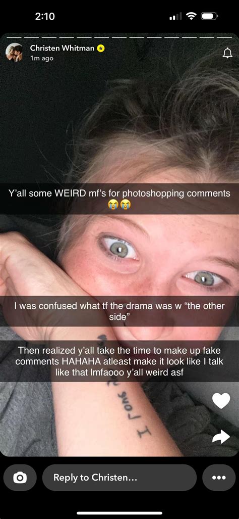 LIAR : r/christenwhitmansnark