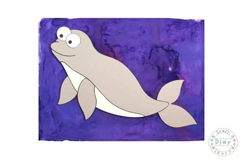 Easy Beluga Whale Craft For Kids - Craft Play Learn By The Inspiration Edit