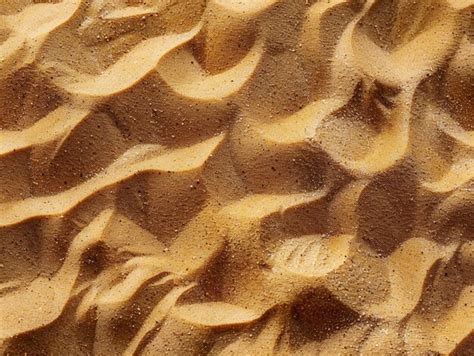 close   desert sand dunes  sunlight premium ai generated image