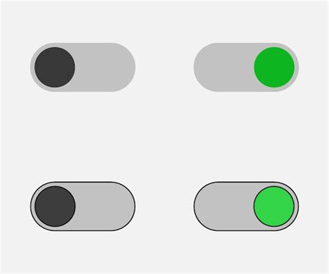 toggle switch buttons images    freepik