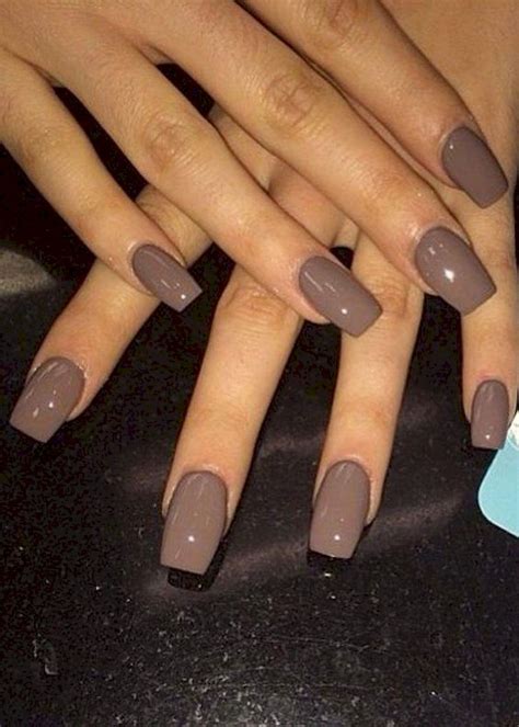 50 Trendiest Fall Nails Colors for 2019 | Burgundy acrylic nails, Fall ...