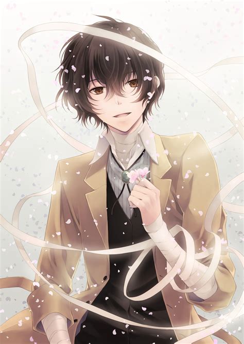 Wallpaper Dazai Osamu, Bungo Stray Dogs, husbando, anak lakilaki anime ...