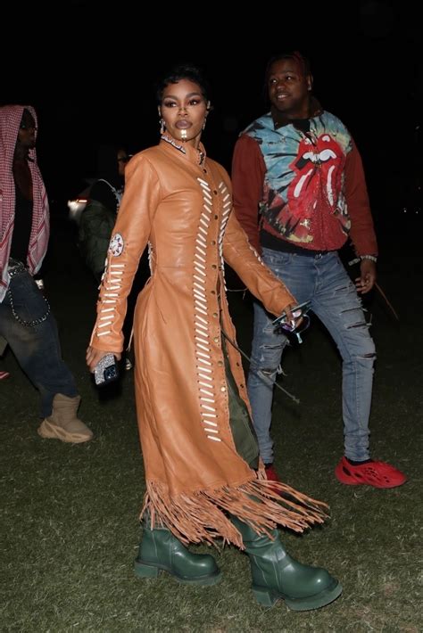 TEYANA TAYLOR Night Out at 2023 Coachella Valley Music and Arts