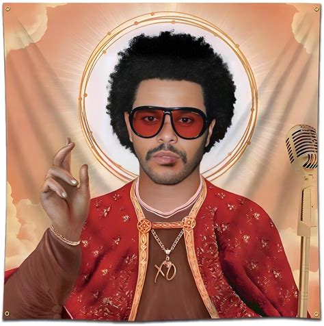 The Weeknd Funny Tapestry Jesus Weeknd Tapestry Funny Meme - Etsy