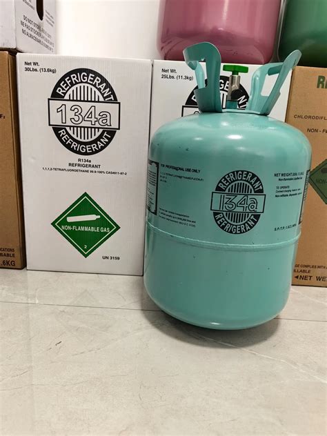 Hfc-134A R134A Refrigerant Gas 13.6kg/30lb R134A Refrigerant Gas R410A ...