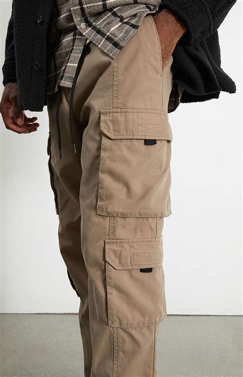 pacsun nylon loose cargo pants pacsun