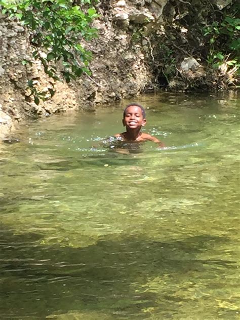 Skinny Dipping in the creek